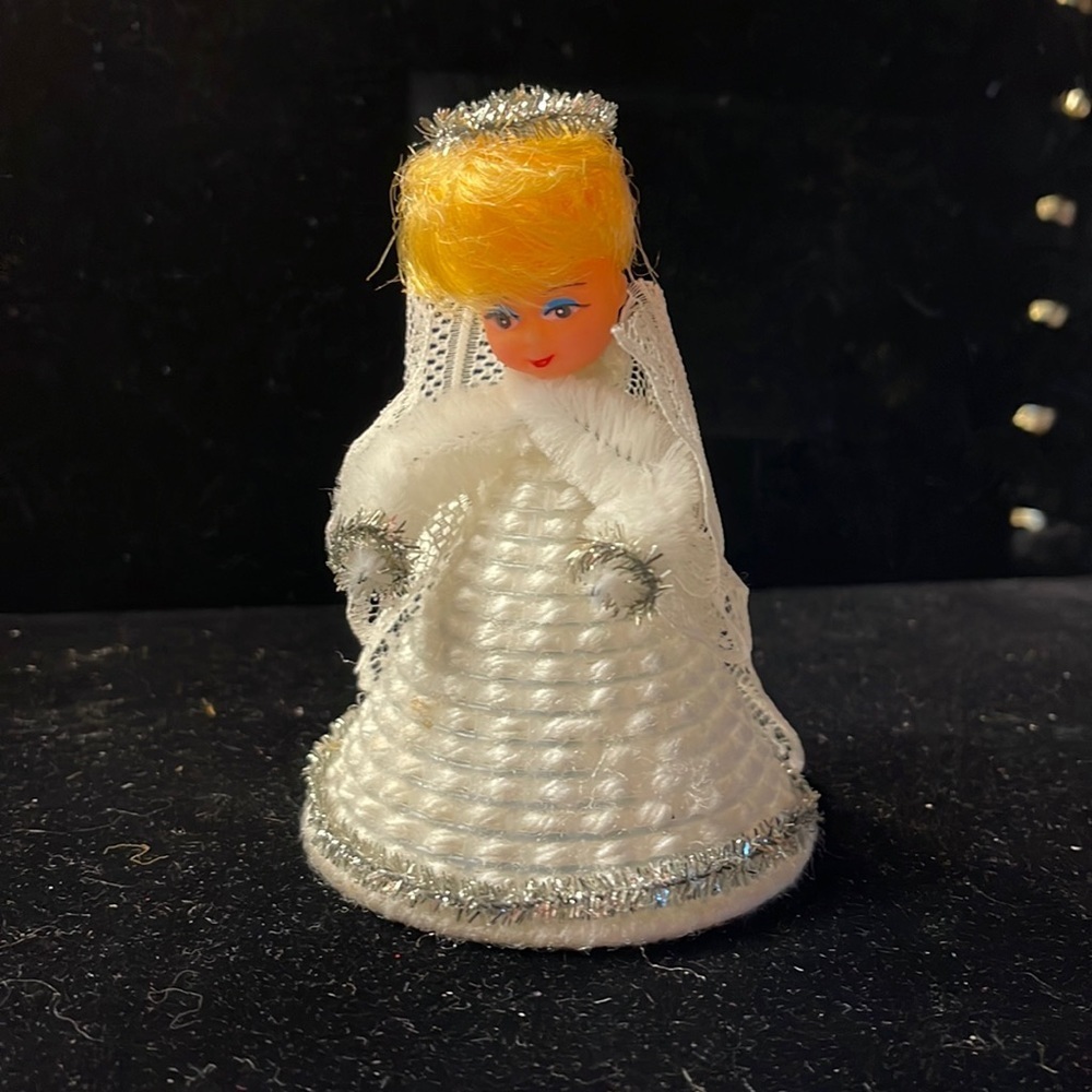 Handmade Vintage Angel (white, blonde, silver)